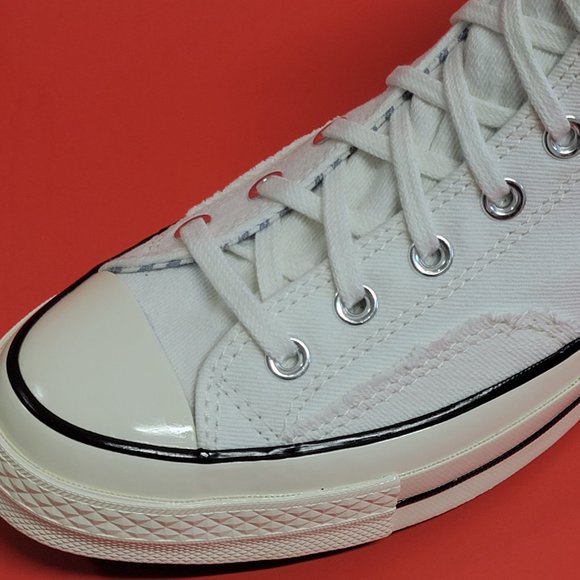 Converse Chuck 70 Hi 'Summer Denim' 171892C White/Egret/Black Size Men's 9.5 - Picture 7 of 12